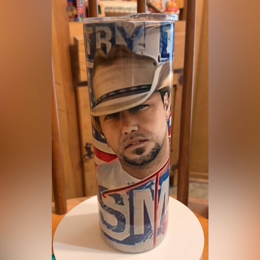 Jason Aldean 20 oz tumbler